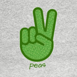 Peas (Peace Hand Sign) T-Shirt